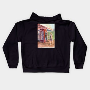 By the Station Phone Kids Hoodie